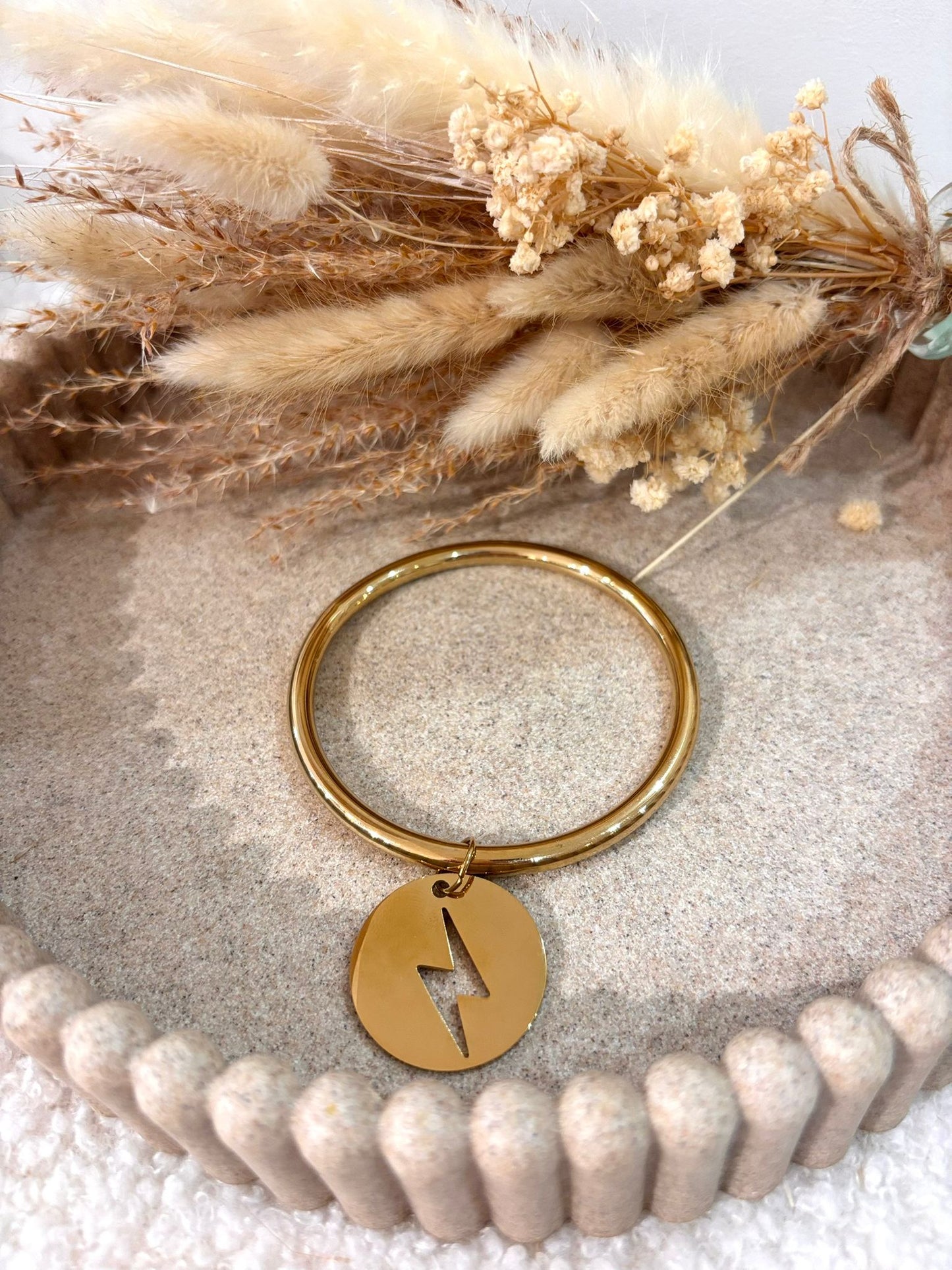 Jonc Salomé en acier inoxydable