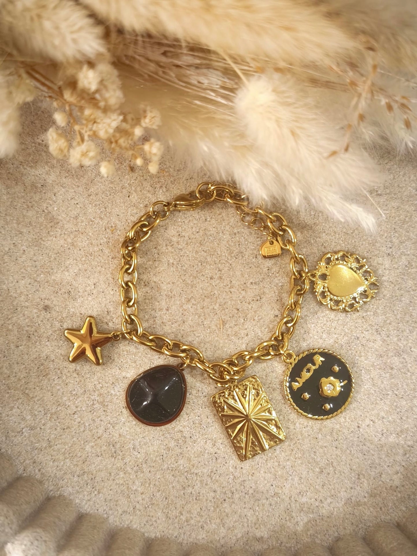 Bracelets à breloques Mateo en acier inoxydable