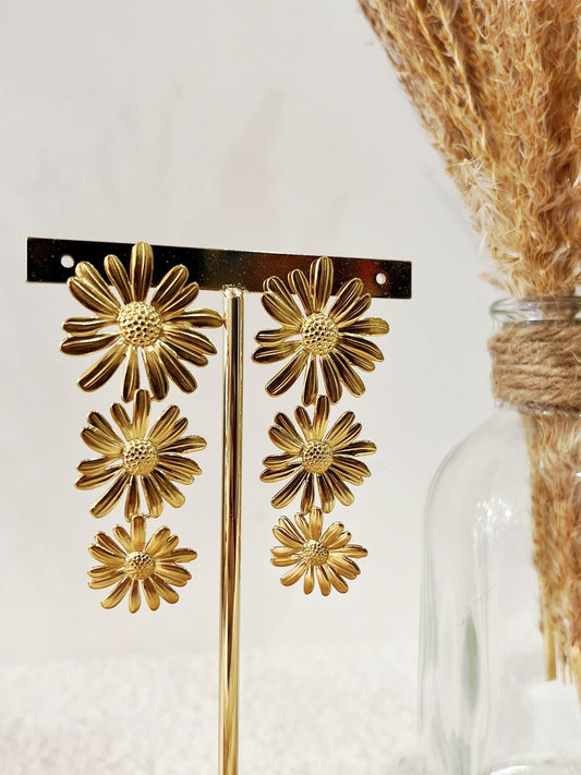 Boucles d’oreilles Lola en acier inoxydable