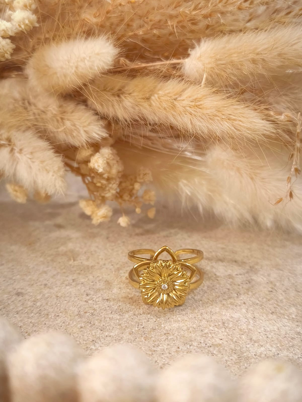 Bague Selena anti-stress en acier inoxydable