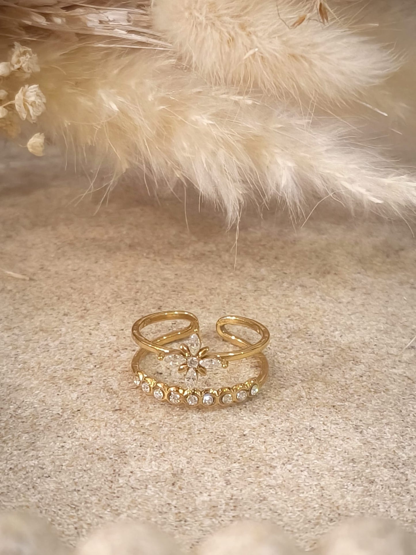 Bague Vanessa en acier inoxydable