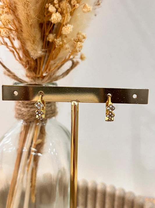 Boucles d'oreilles Victoire en acier inoxydable