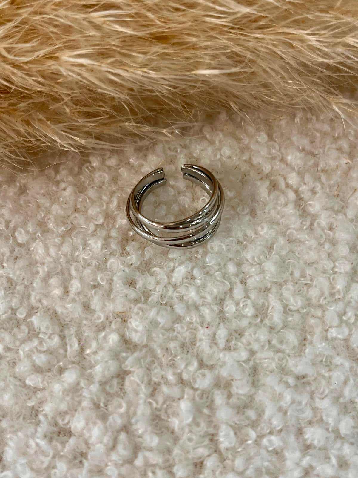 Bague Catherine en acier inoxydable