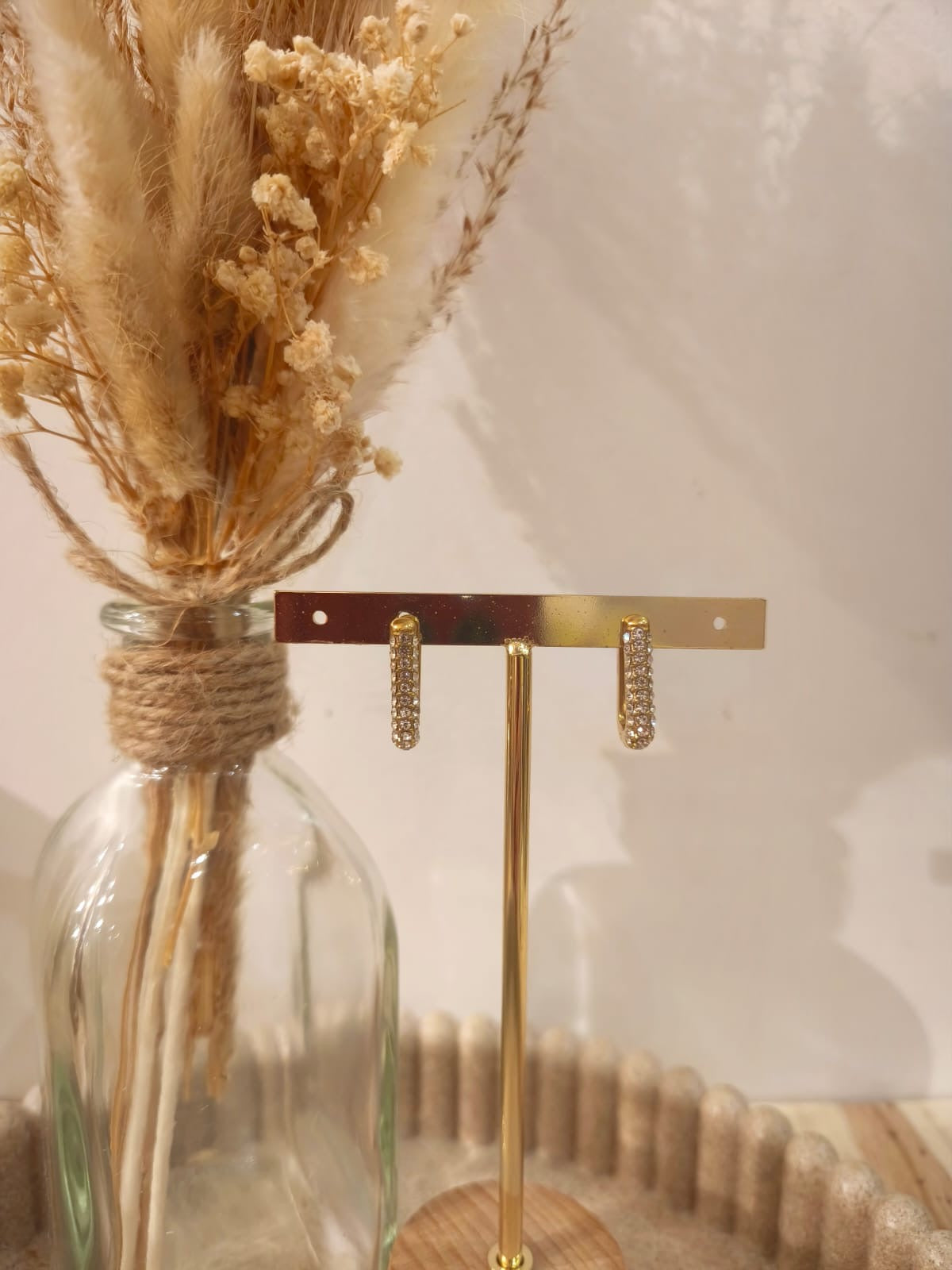 Boucles d'oreilles Cybile en acier inoxydable