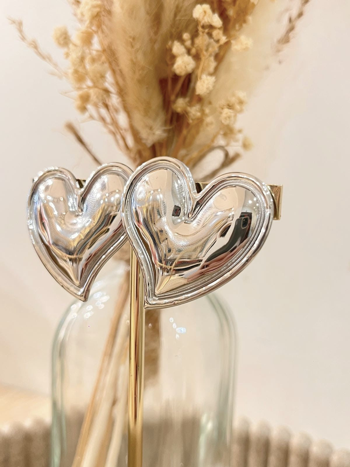 Boucles d'oreilles Liora en acier inoxydable