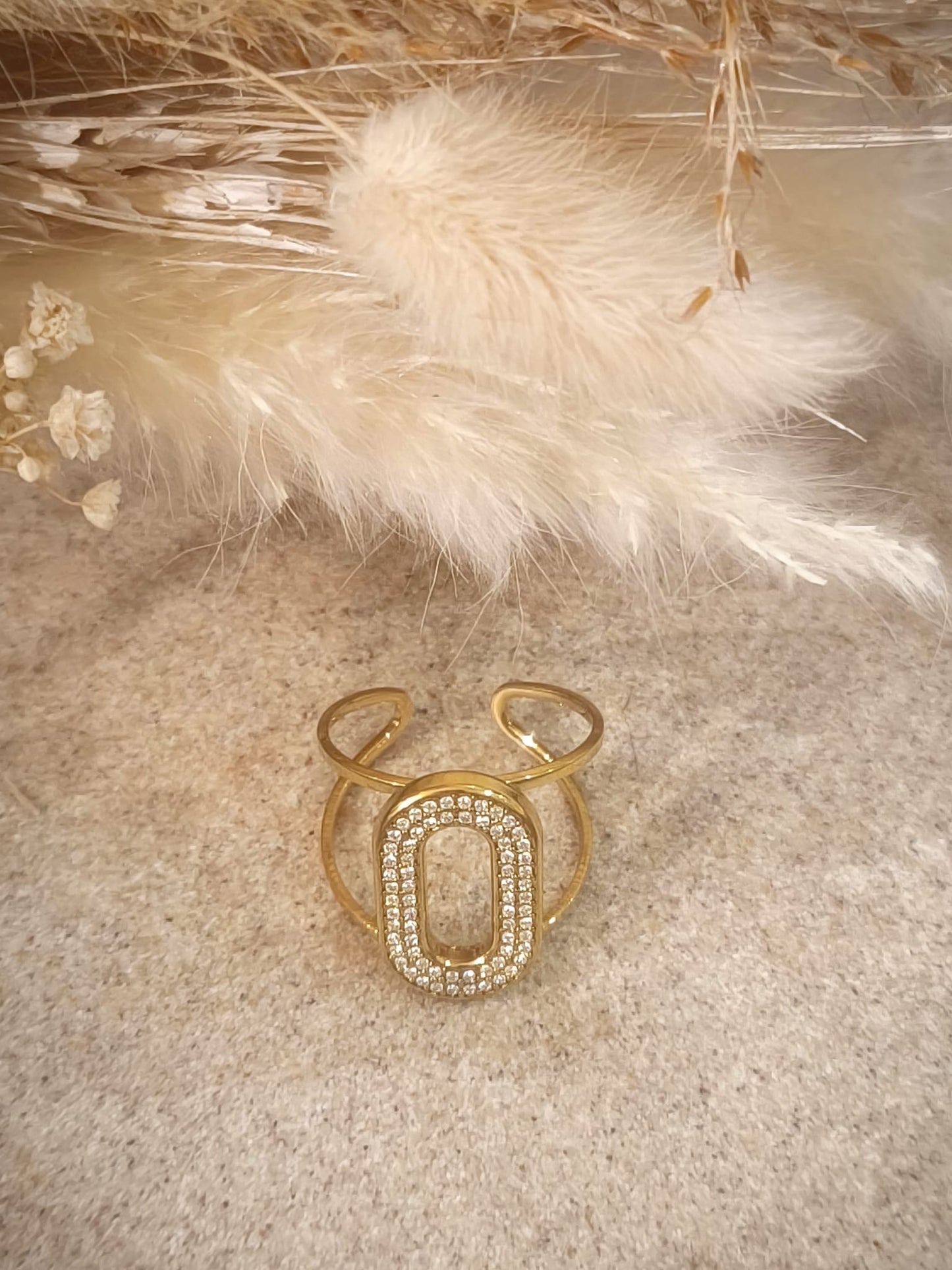 Bague lily en acier inoxydable