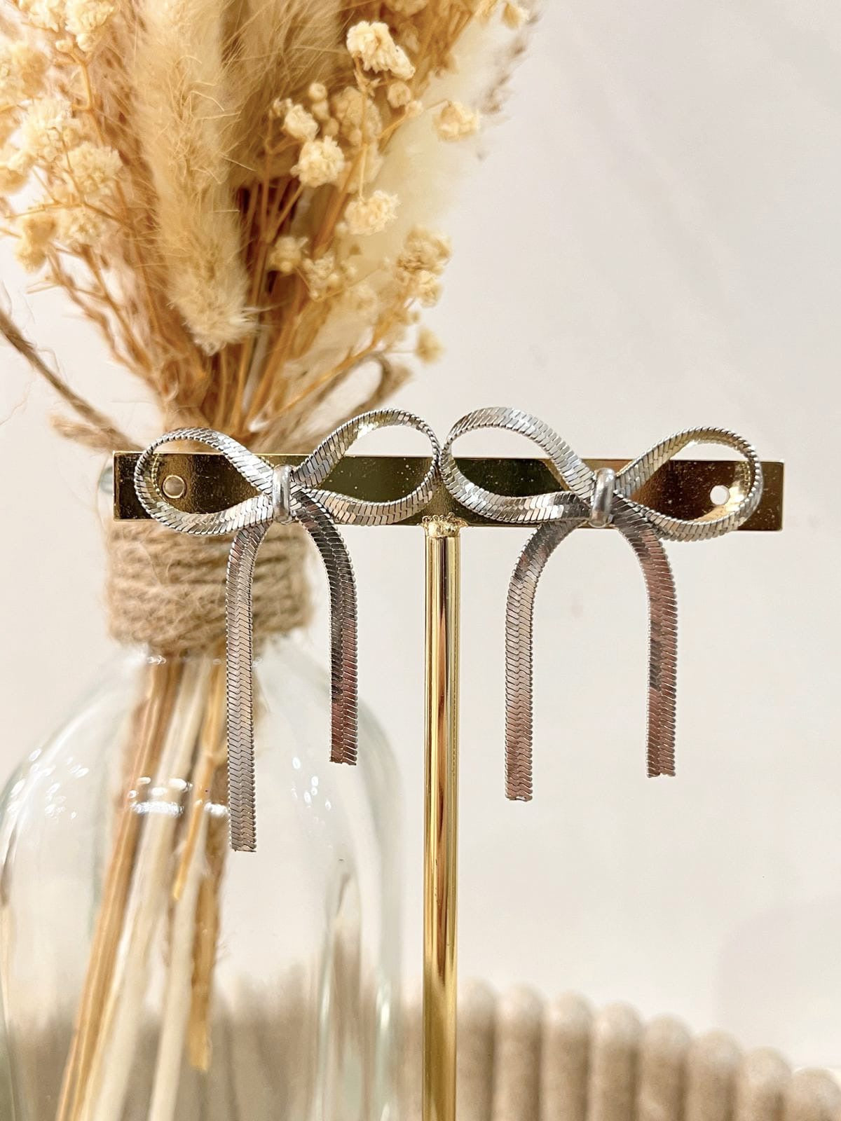 Boucles d'oreilles Safia en acier inoxydable