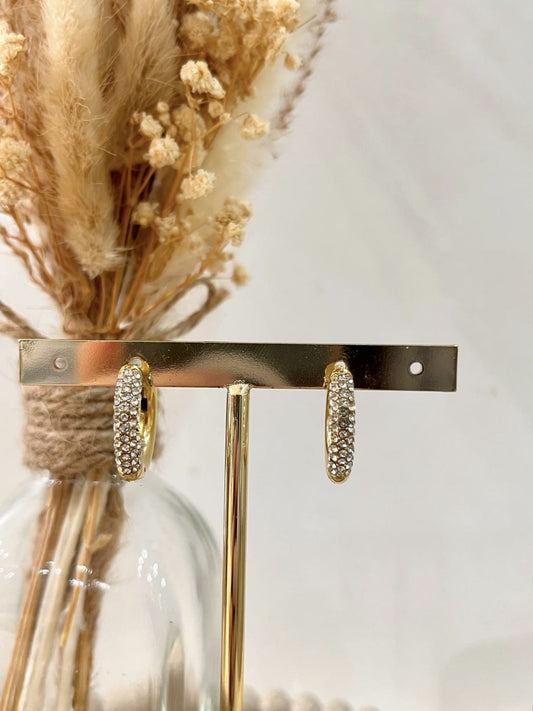 Boucles d'oreilles Noor en acier inoxydable