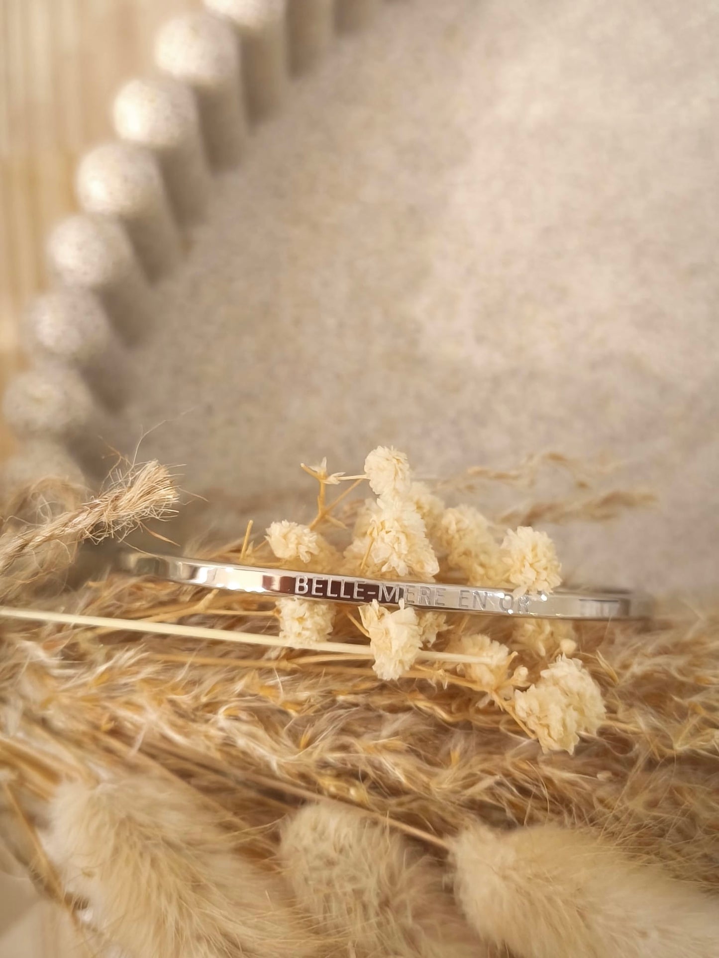 Jonc Belle-Mère en or en acier inoxydable