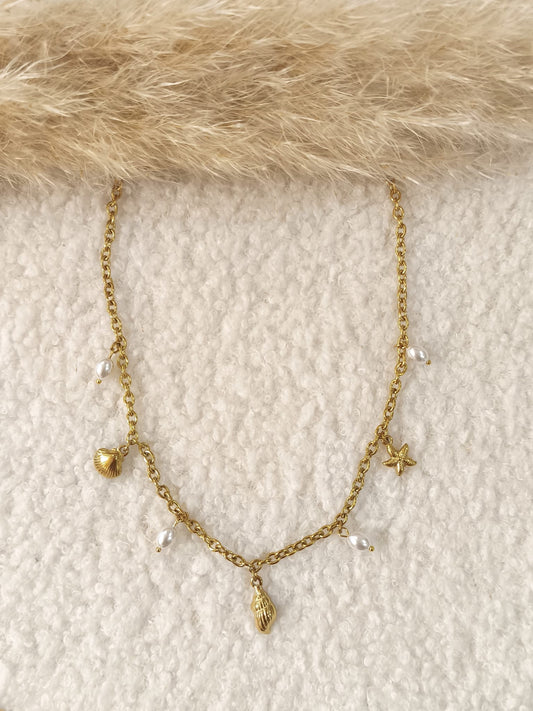 Collier à breloques Ilona en acier inoxydable