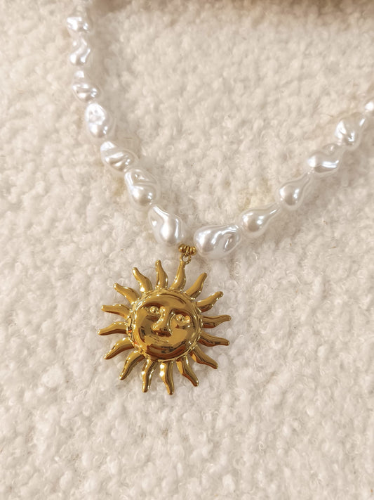 Collier à breloques Léandra en acier inoxydable