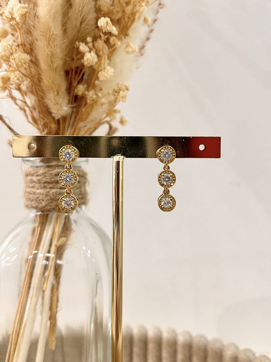 Boucles d'oreilles Nayla en acier inoxydable