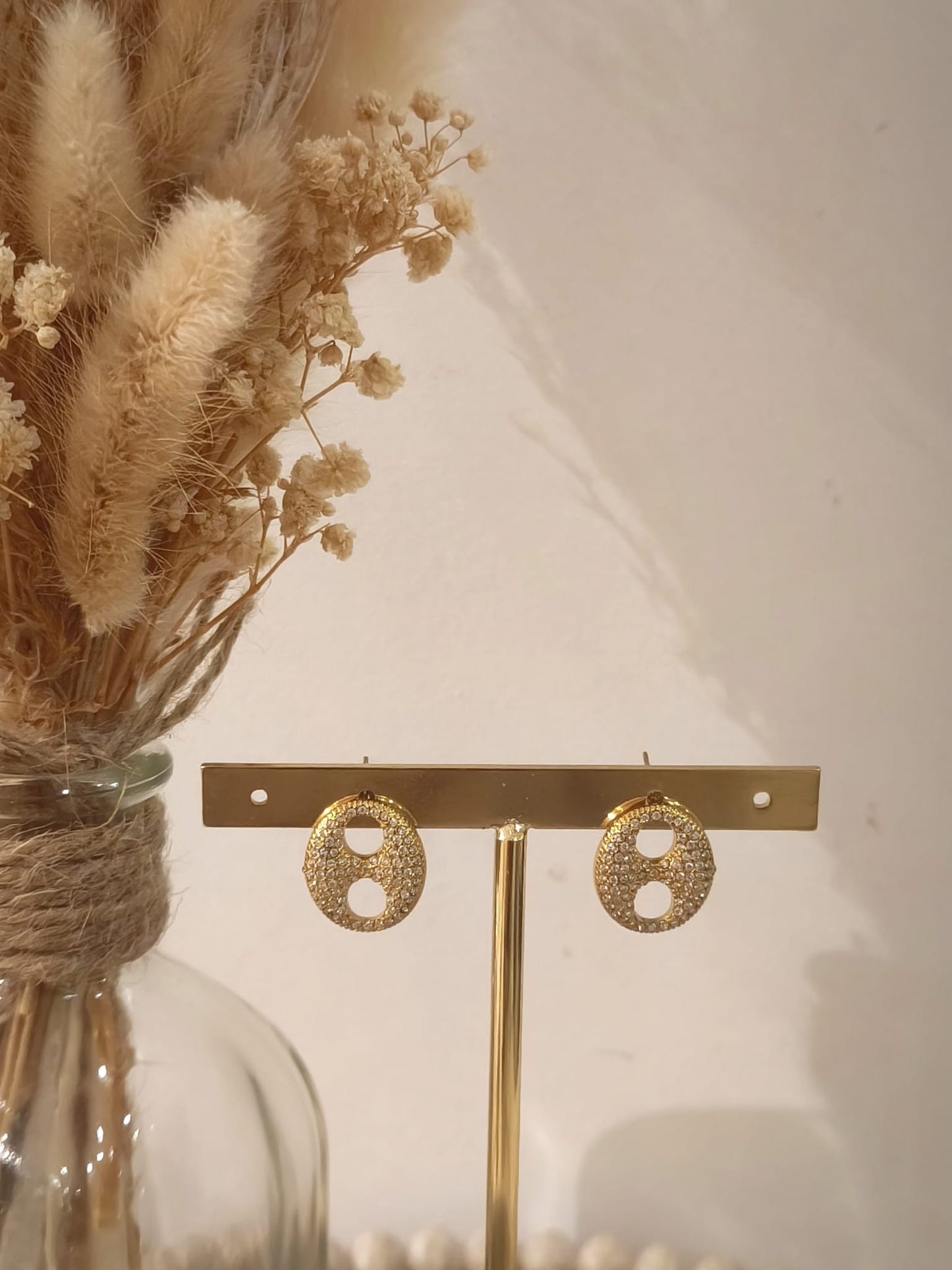 Boucles d'oreilles Maelle en acier inoxydable