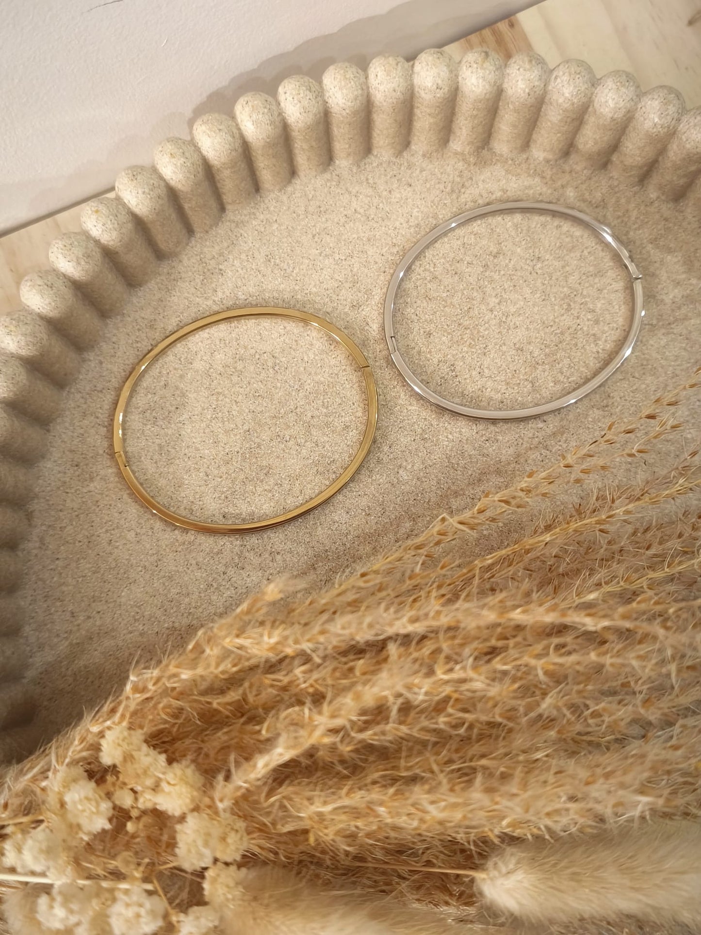 Jonc Mamie en Or en acier inoxydable