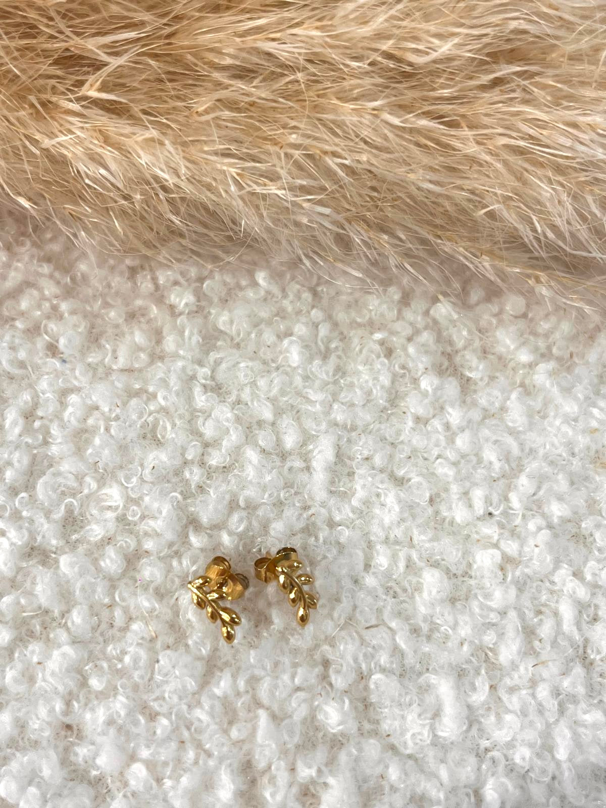 Puces d’oreilles Rafaelle en acier inoxydable
