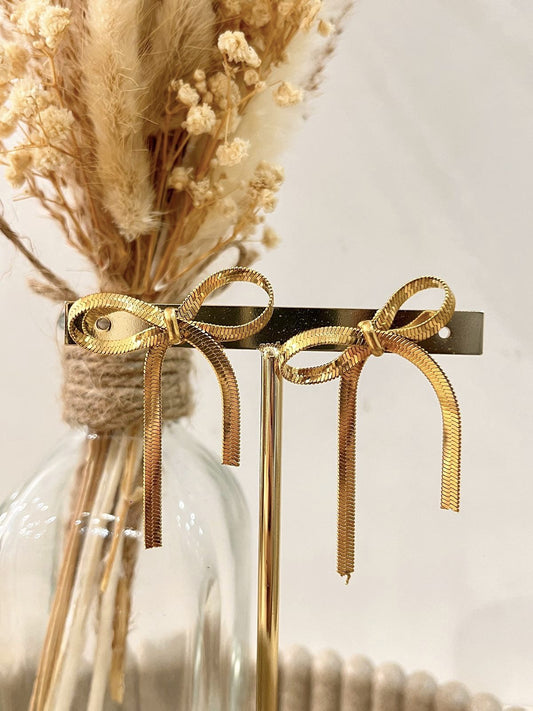 Boucles d'oreilles Safia en acier inoxydable