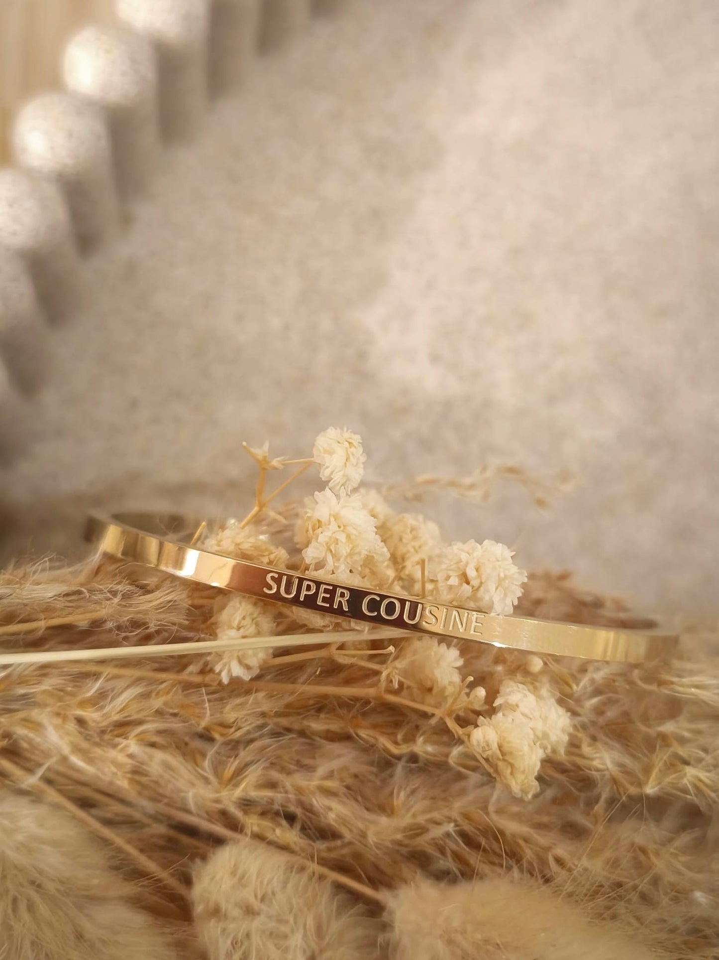 Jonc Super Cousine en acier inoxydable