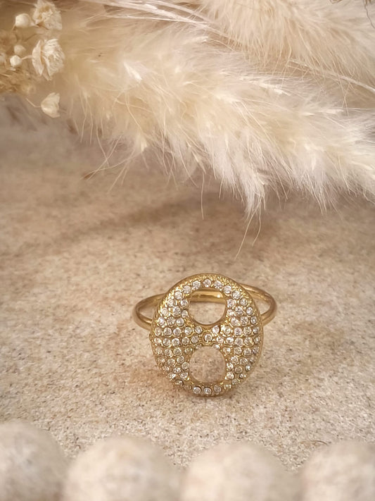 Bague Lucia en acier inoxydable