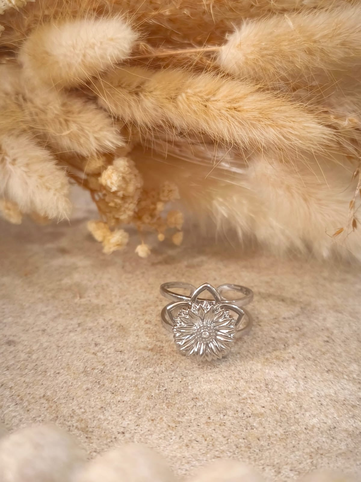 Bague Selena anti-stress en acier inoxydable