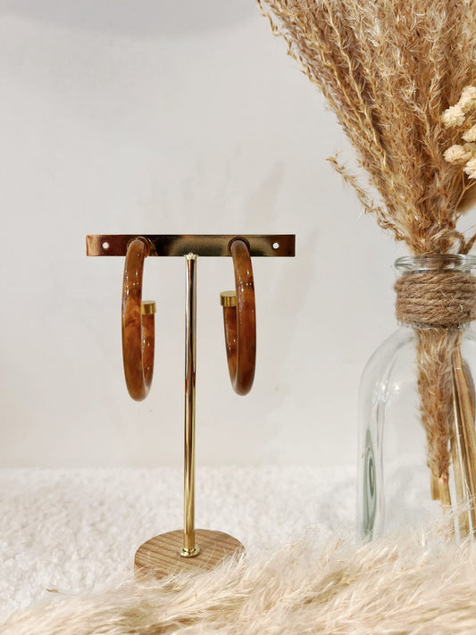 Boucles d’oreilles Mathilde en acier inoxydable