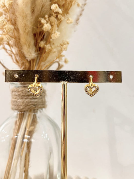 Boucles d'oreilles Aya en acier inoxydable