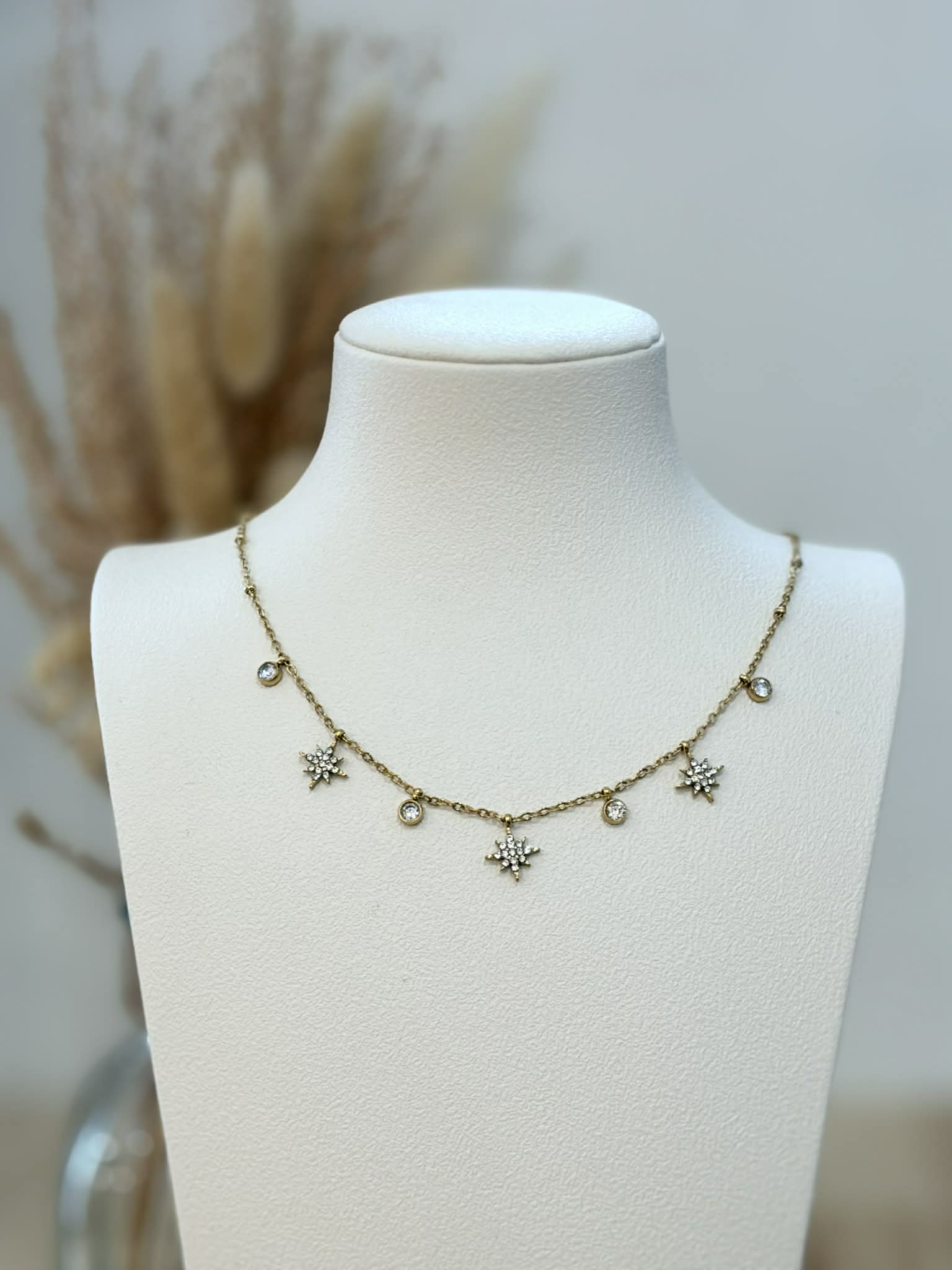 Collier Naéline en acier inoxydable