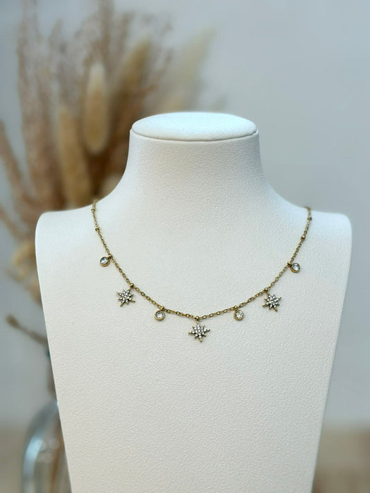 Collier Naéline en acier inoxydable