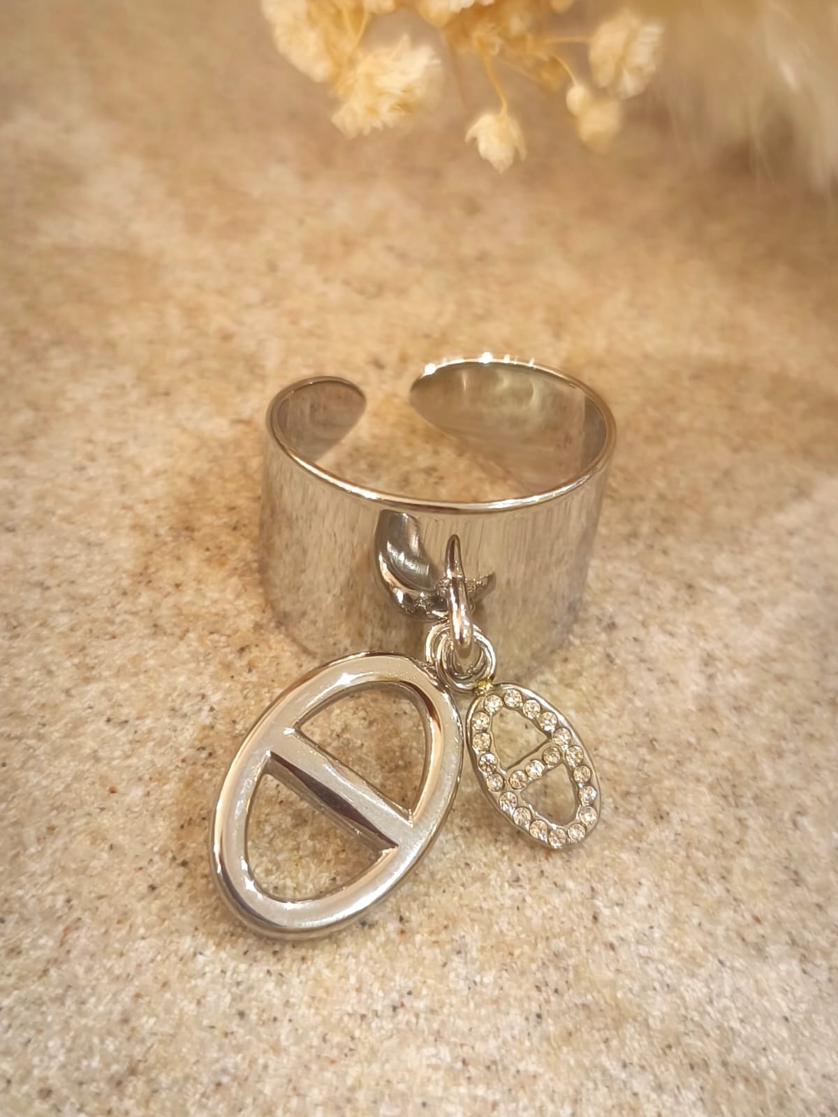 Bague Claire en acier inoxydable