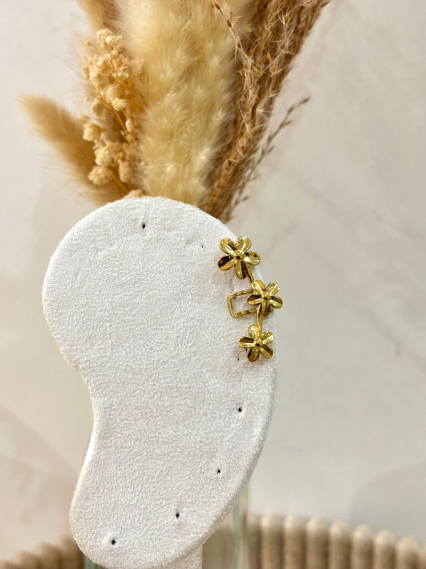 Bijou d'oreille Néline en acier inoxydable