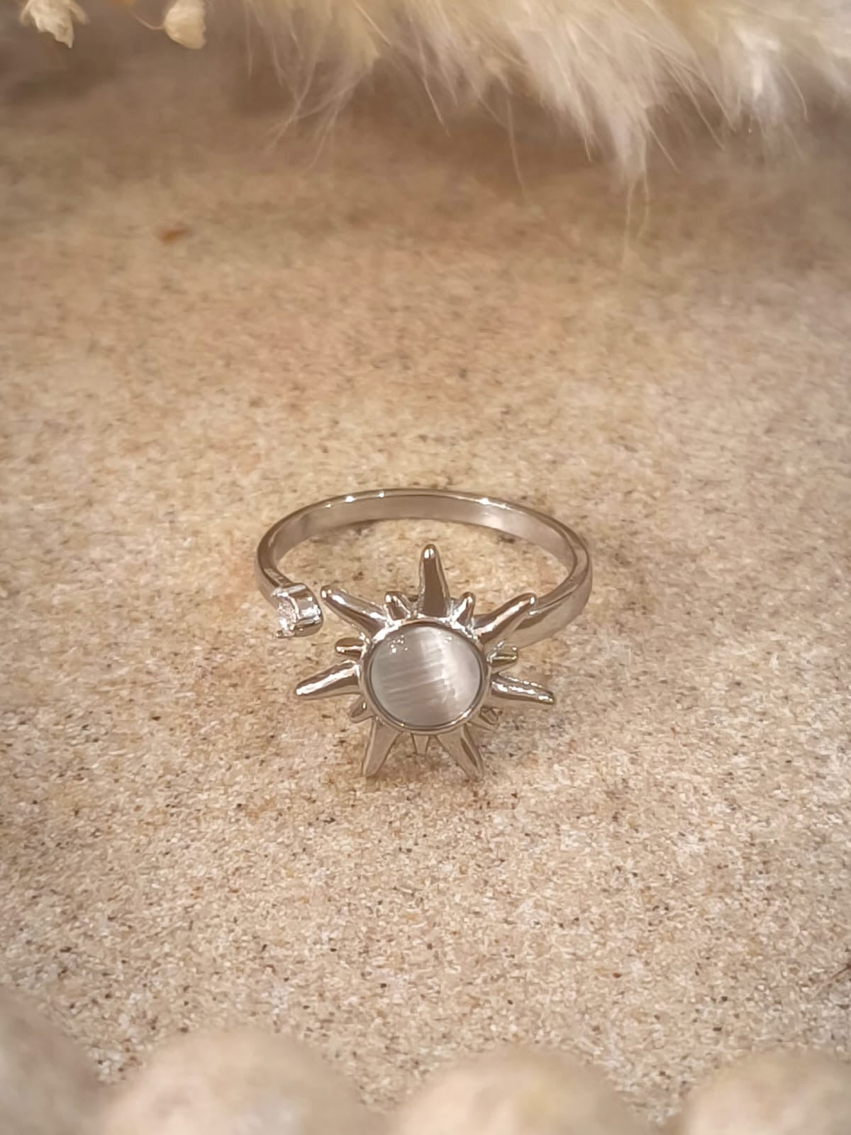 Bague Sidonie anti-stress en acier inoxydable