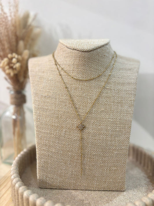 Collier Y Maelia en acier inoxydable