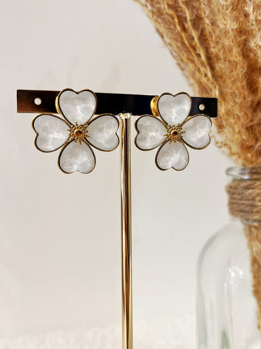 Boucles d’oreilles Lisa en acier inoxydable