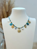 Collier à breloques Maélya en acier inoxydable