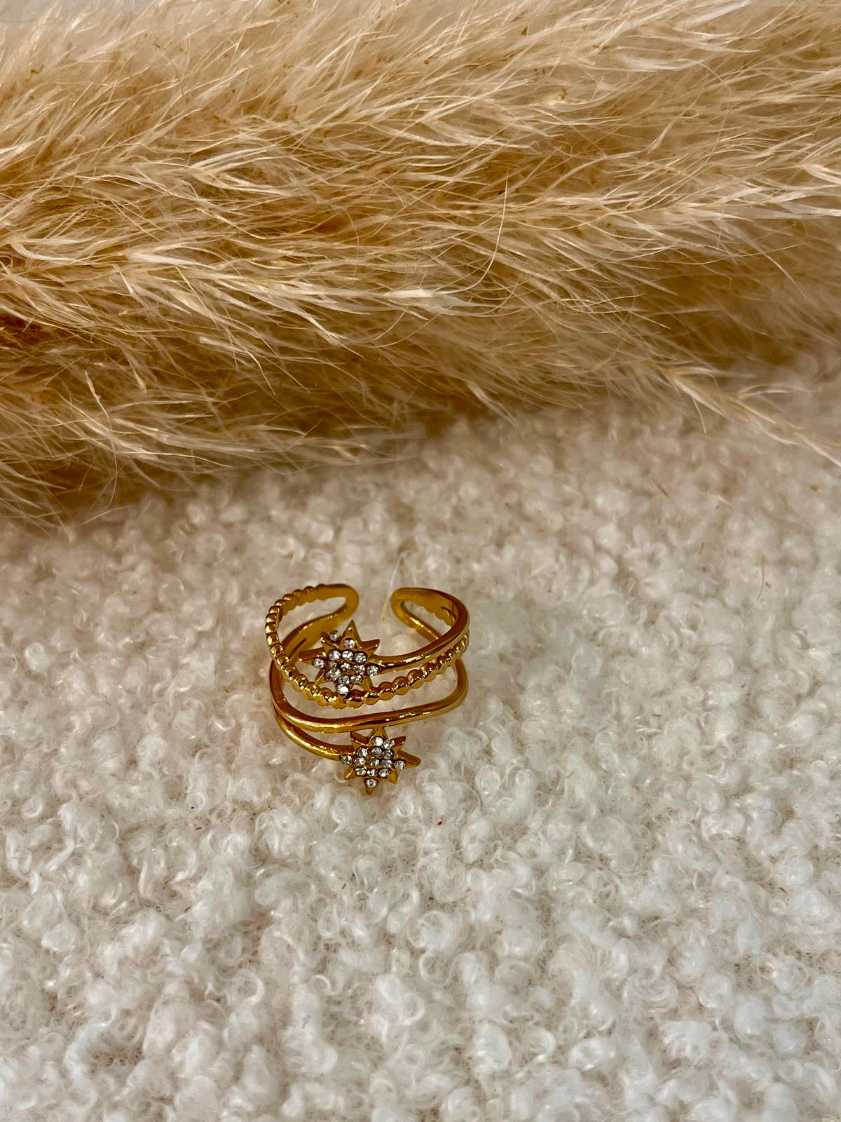 Bague Nathalie en acier inoxydable