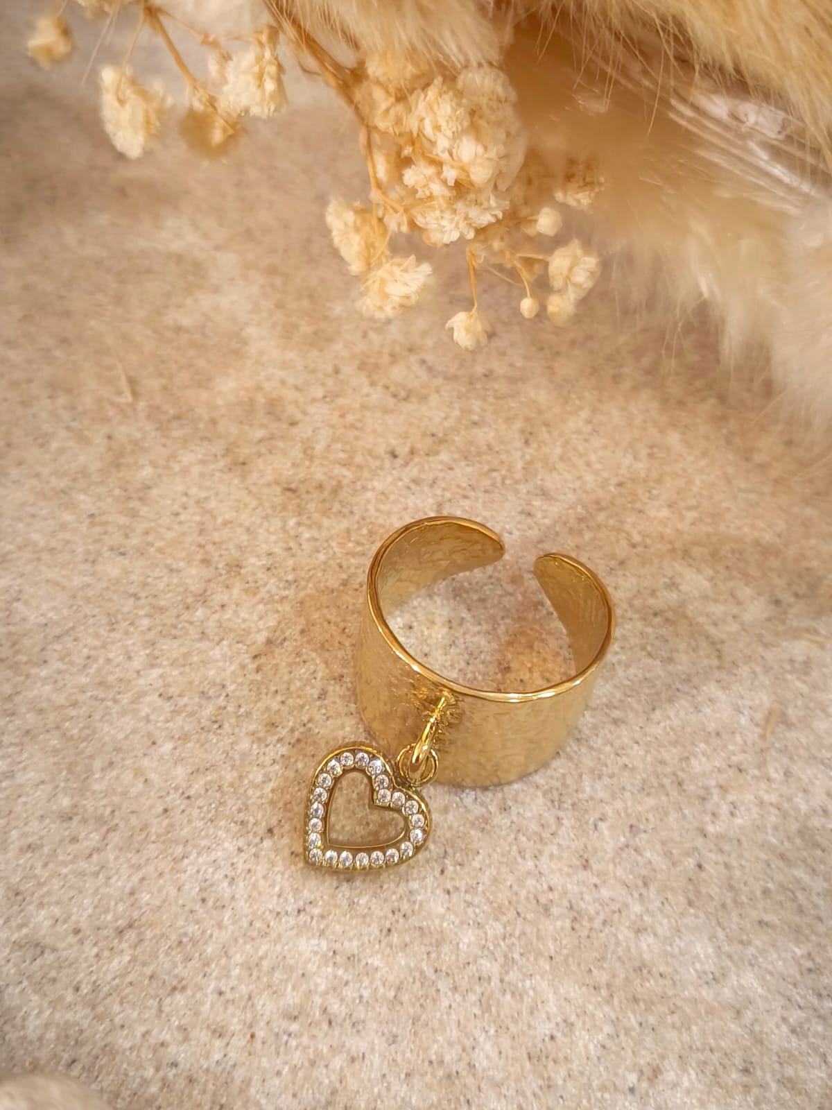 Bague Coralie en acier inoxydable