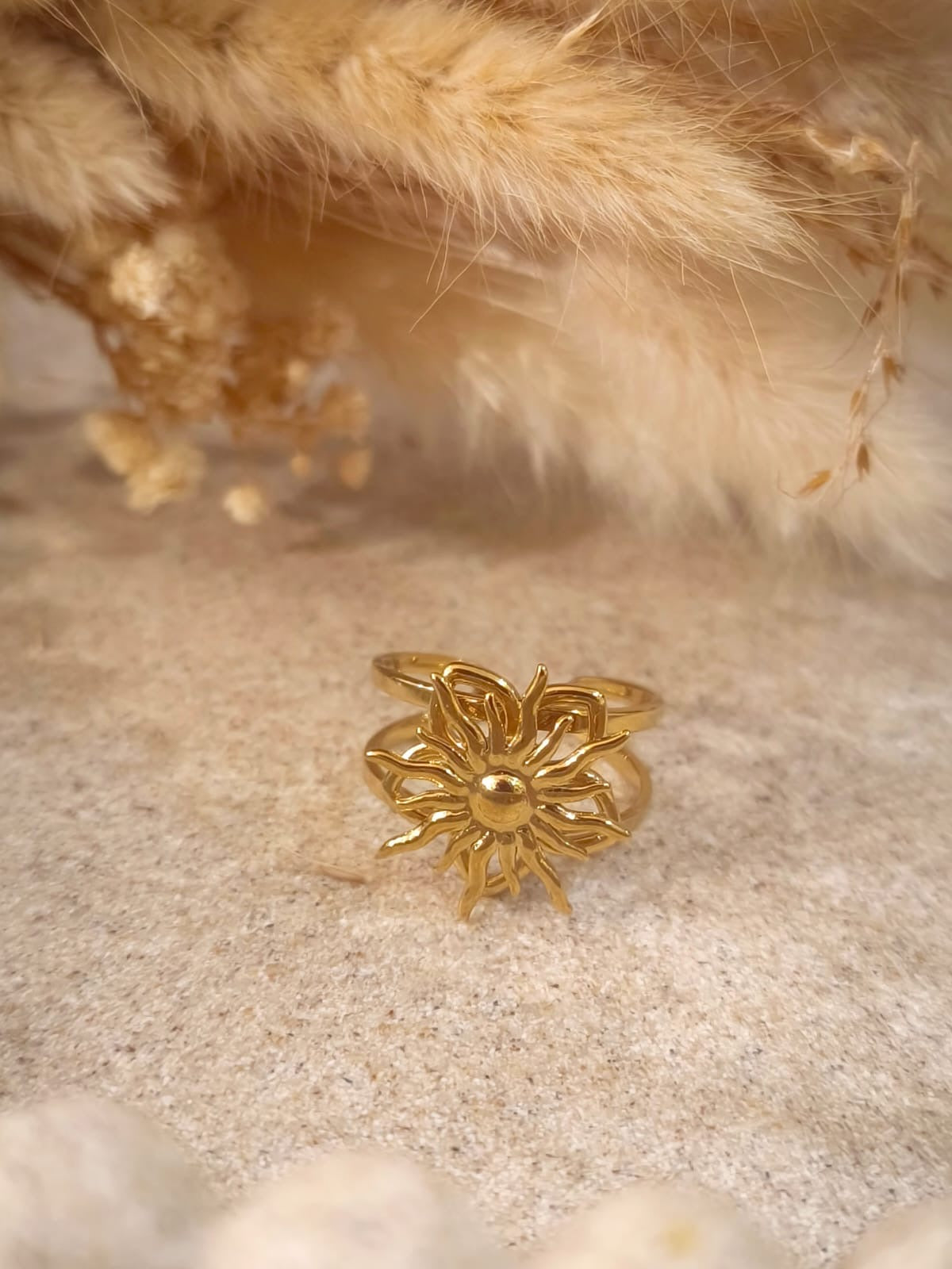 Bague Sabine anti-stress en acier inoxydable