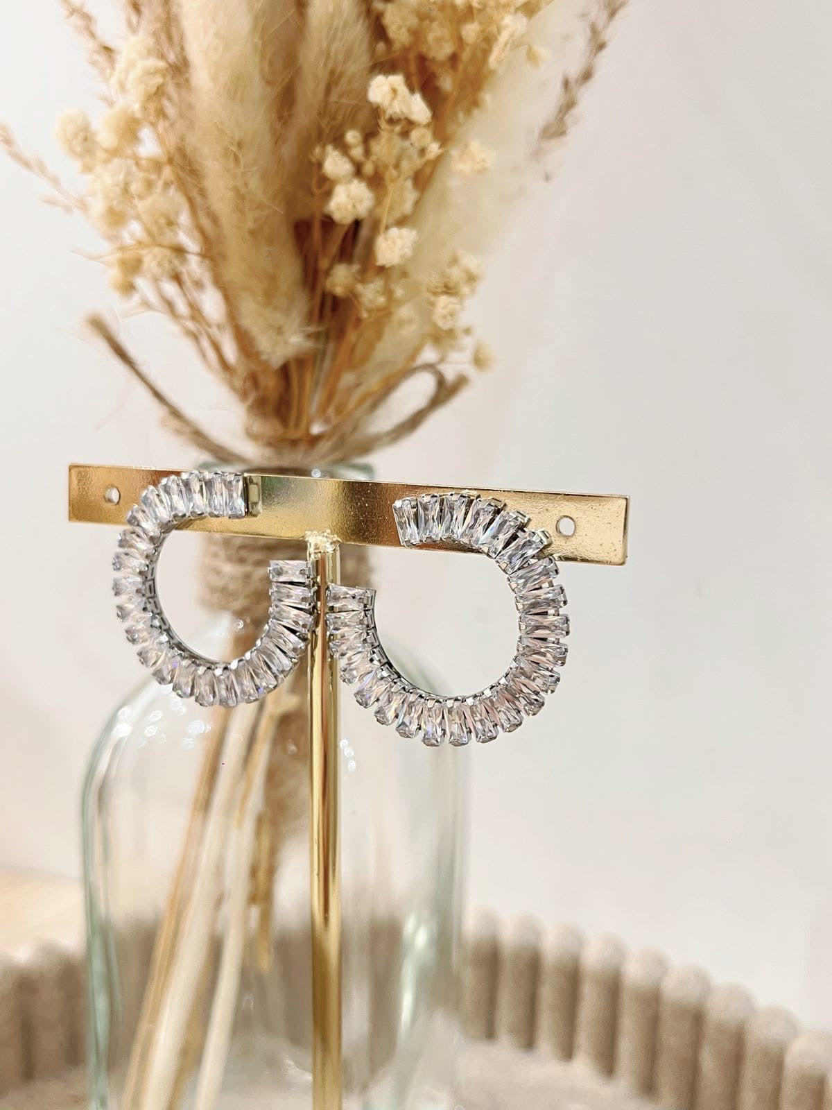 Boucles d'oreilles Lalie en acier inoxydable