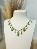 Collier breloques Lorina en acier inoxydable