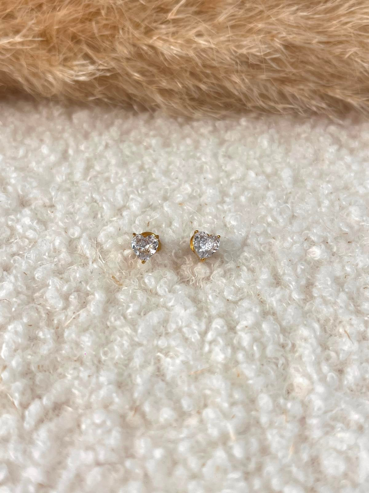 Puces d’oreilles Romy en acier inoxydable