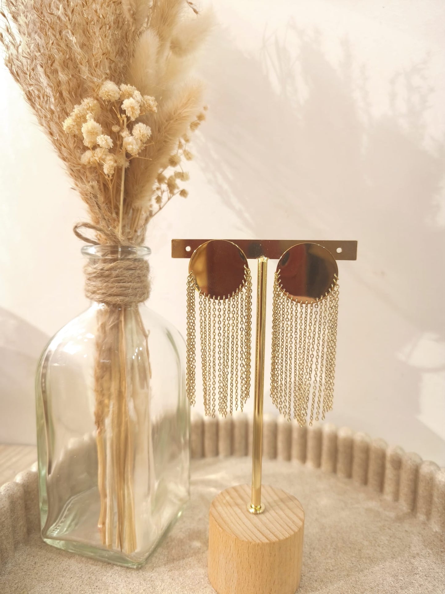 Boucles d'oreilles Aveline en acier inoxydable