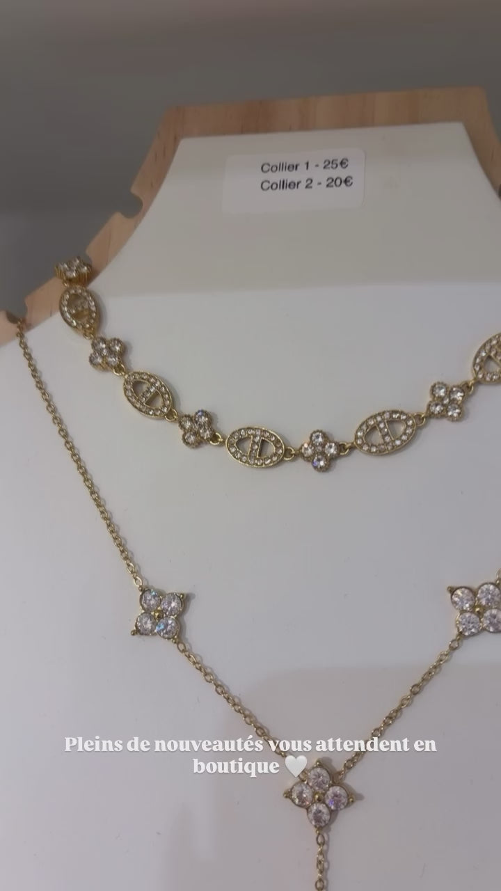 Collier Aline en acier inoxydable
