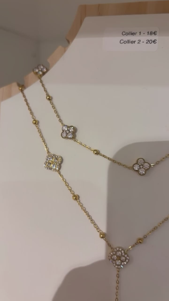 Collier Clara en acier inoxydable