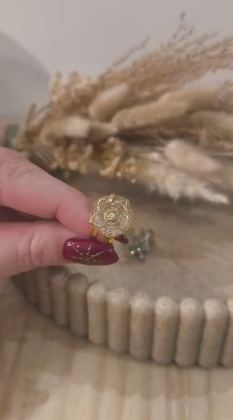 Bague Milena anti-stress en acier inoxydable