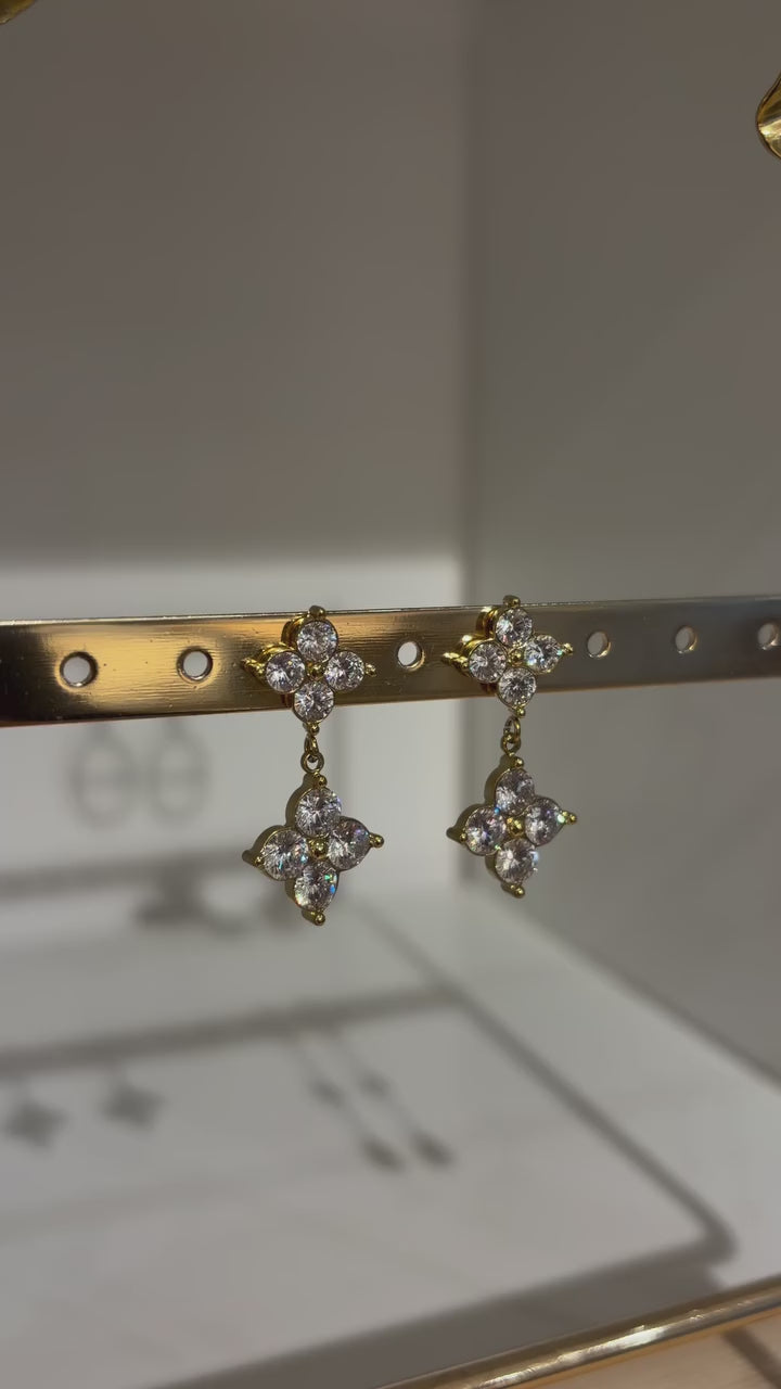 Boucles d'oreilles Ana en acier inoxydable