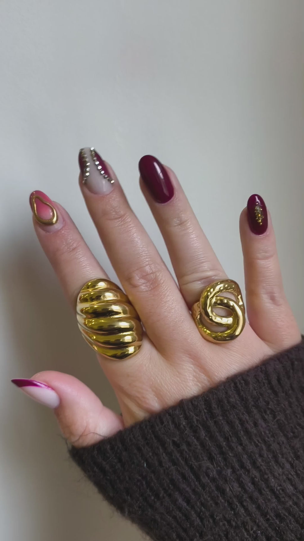 Bague Esther en acier inoxydable