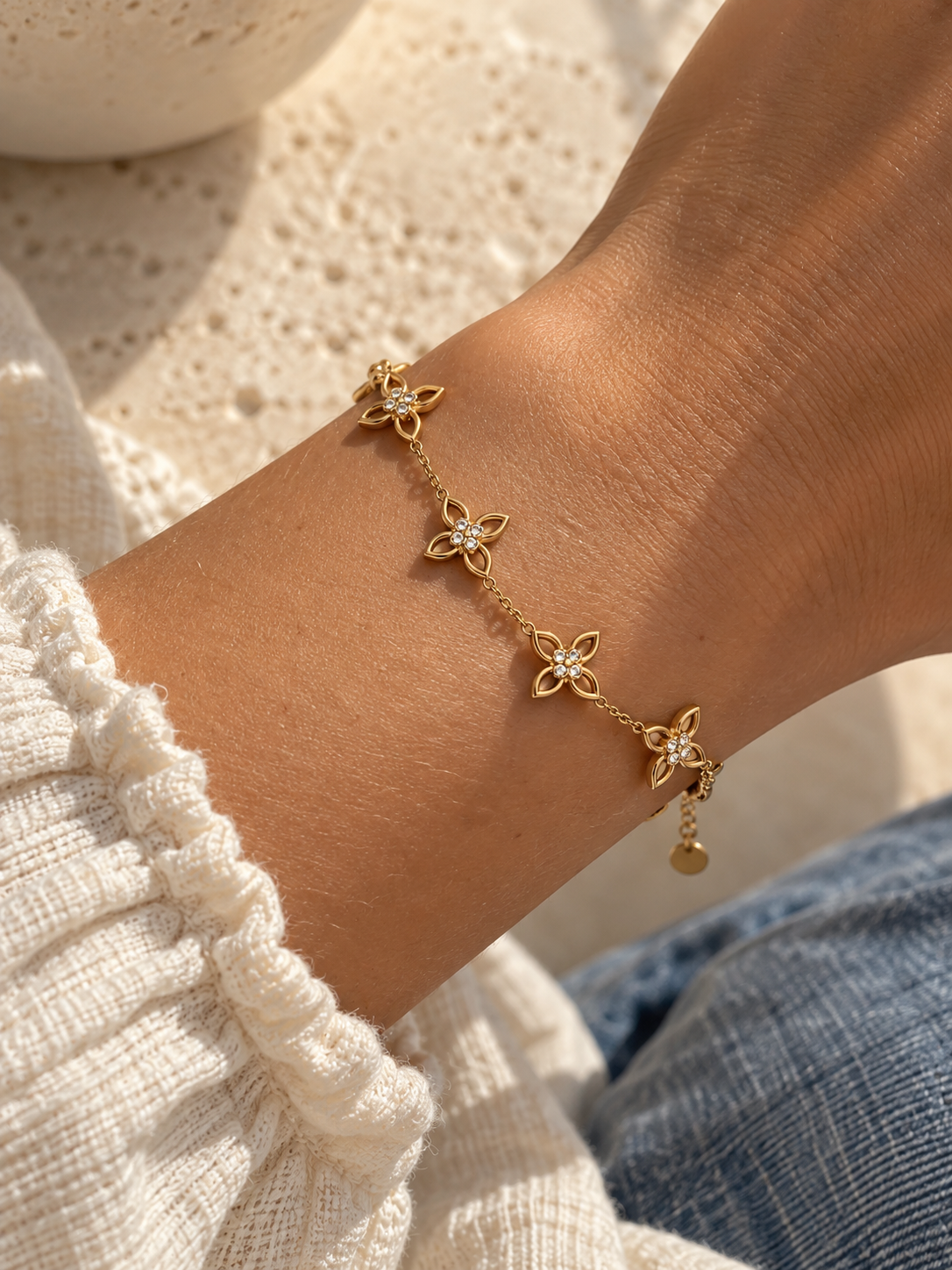 Bracelet Sarah en acier inoxydable