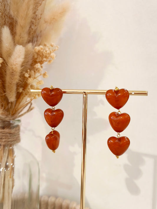 Boucles d'oreilles Irina en acier inoxydable