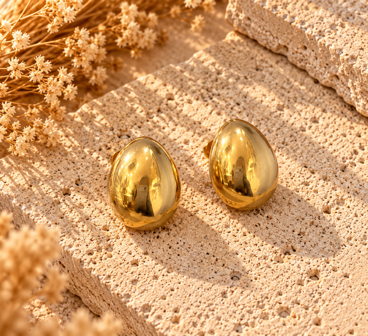 Boucles d'oreilles Selya en acier inoxydable