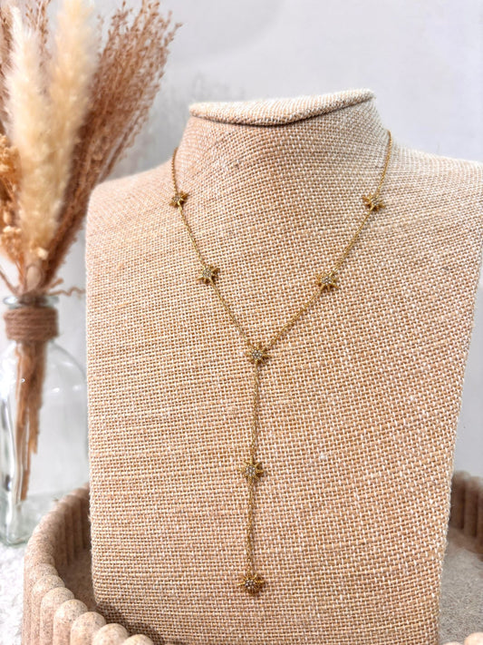 Collier Y best seller Florine en acier inoxydable