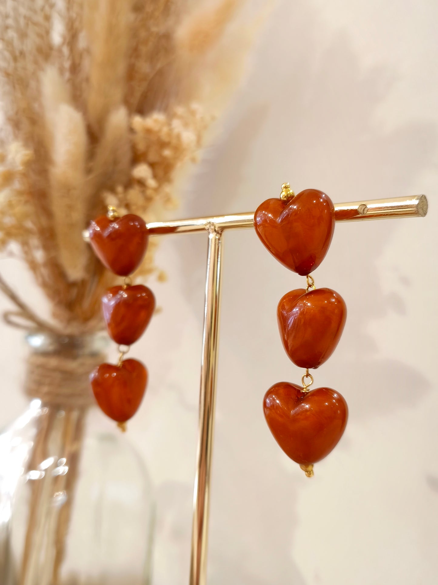 Boucles d'oreilles Irina en acier inoxydable